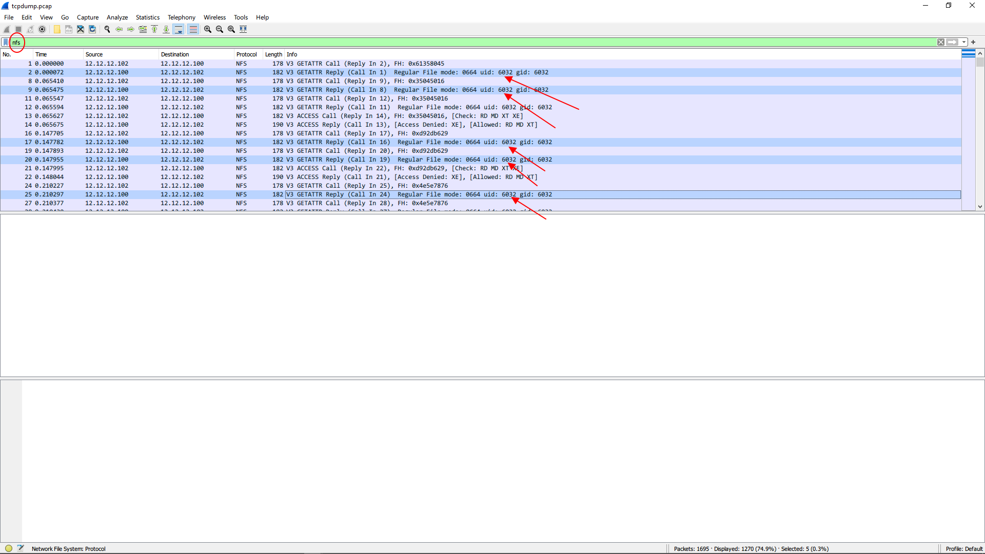 Wireshark_nfs